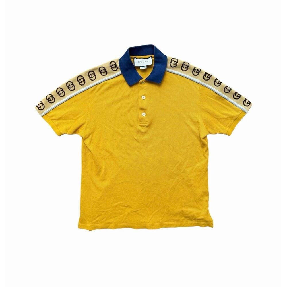 Size S - Gucci Yellow Polo Shirt